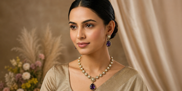 Best Purple Stone Necklace Designs for Women in 2026: Latest Styles, Trends &amp; Buying Guide by House of Charvi