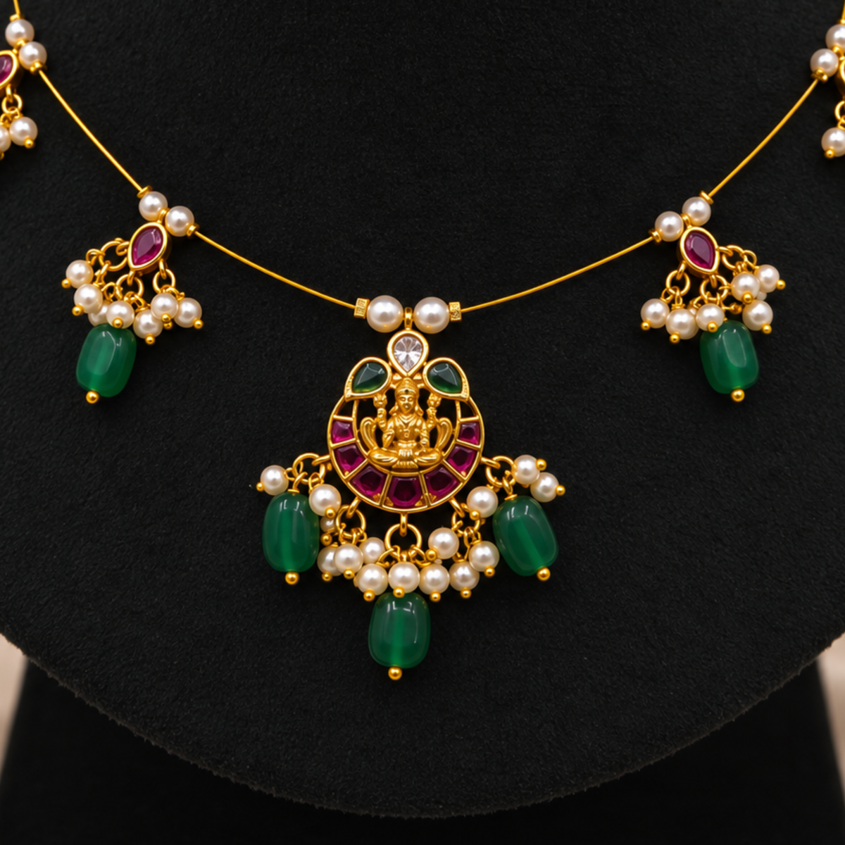 Lakshmi Beaded Necklace Set