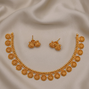 Floral Coin Antique Choker Set