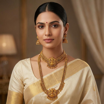 Lakshmi Antique Bridal Combo Set