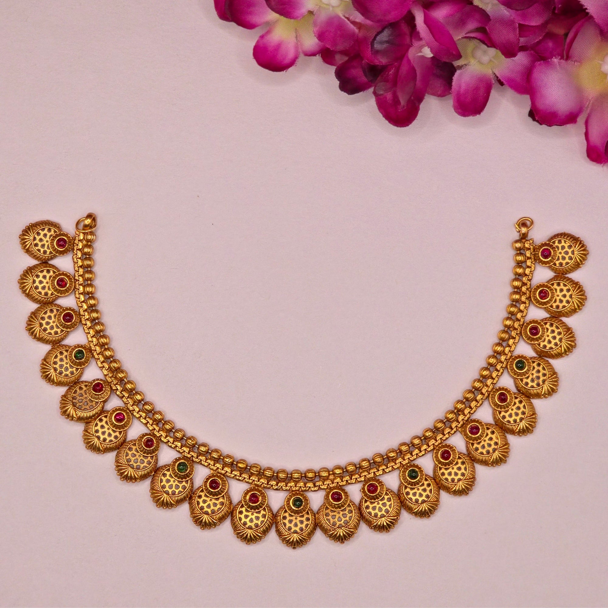 Mayura Coin Antique Choker Set
