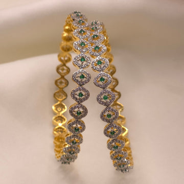 Emerald CZ Bangle