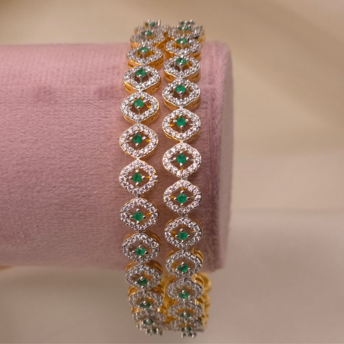 Emerald CZ Bangle