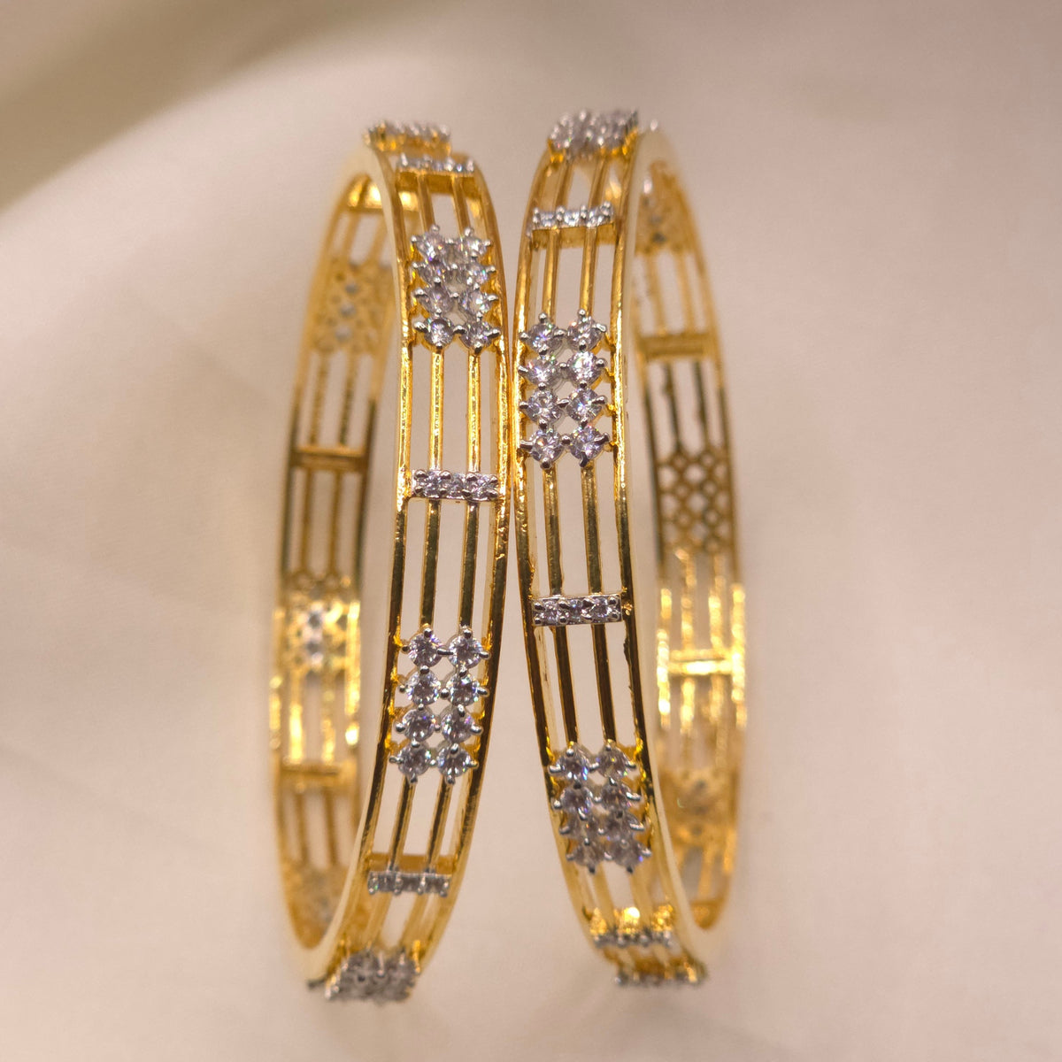 CZ Floral Bangle