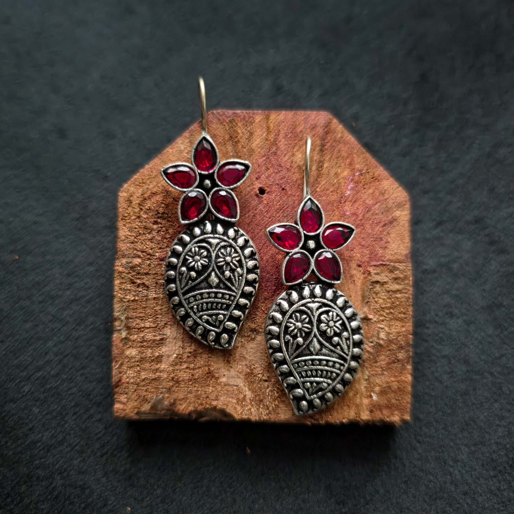 Oxidised Earrings 15