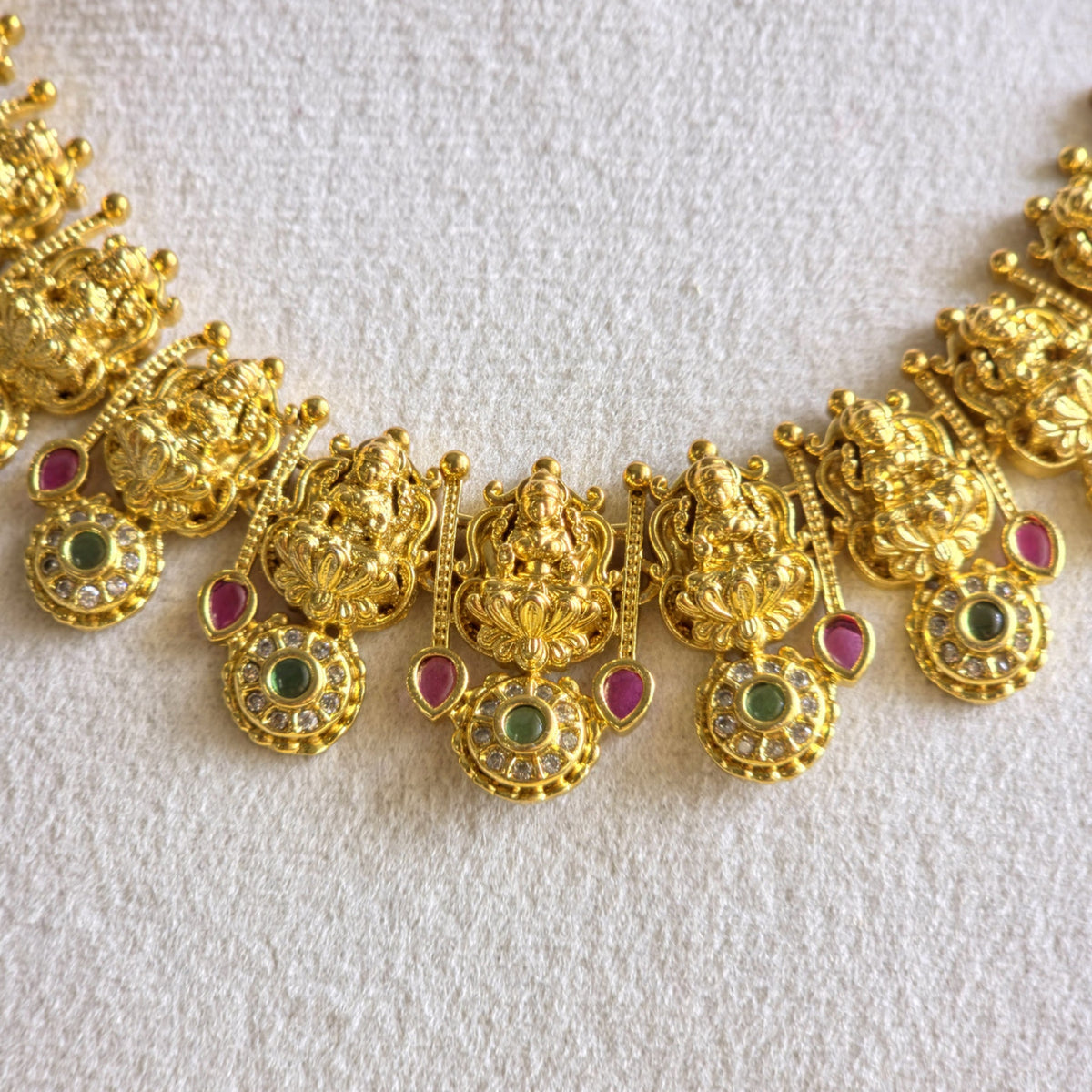 Lakshmi Temple Necklace Set