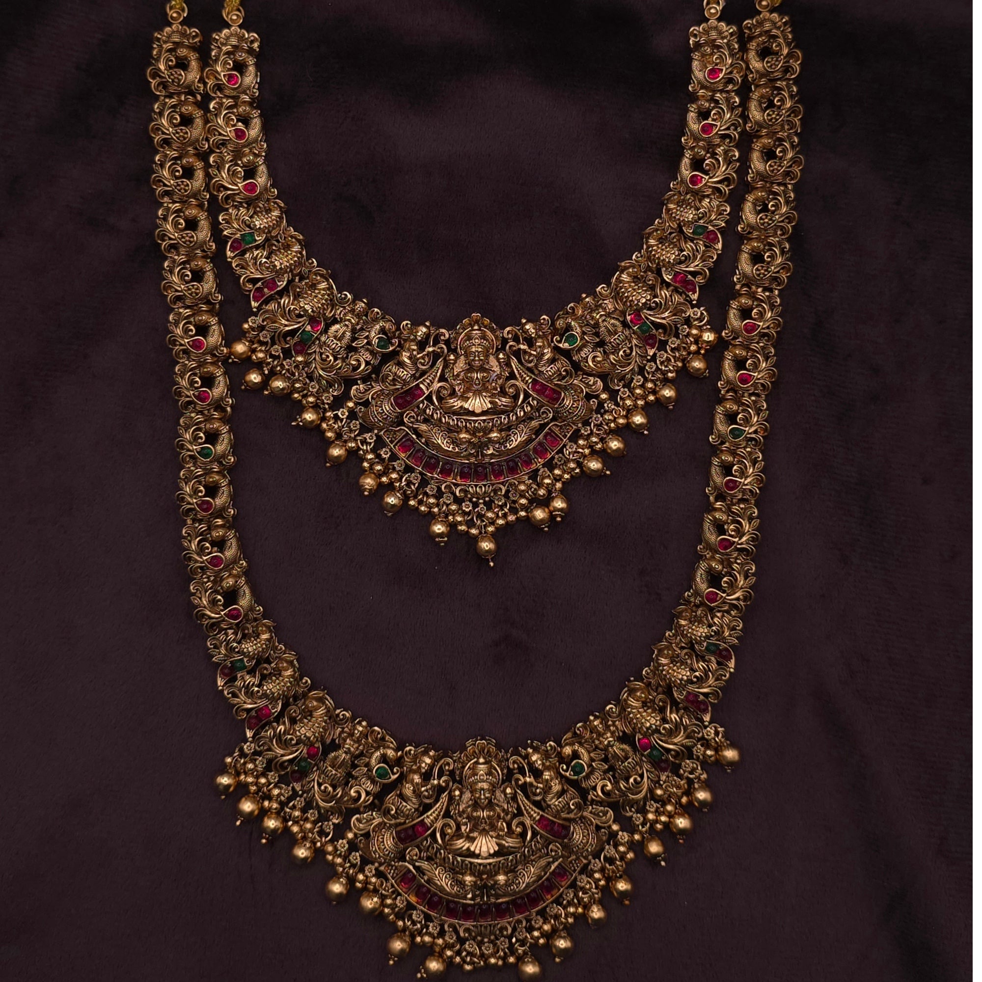 Grand Lakshmi Peacock Set