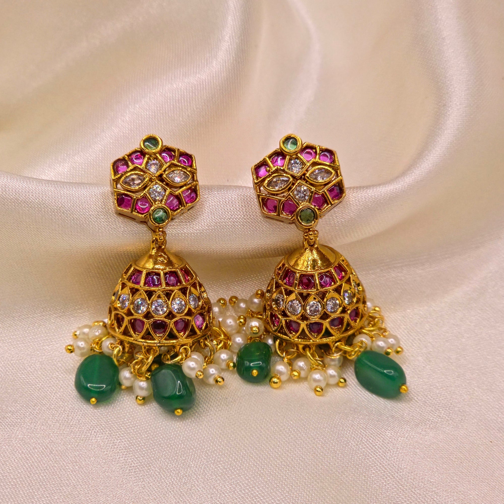 Royal Ruby Kempu Kundan Necklace