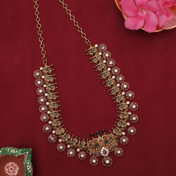 Antique Mayura Interchangeable Kemp Haram