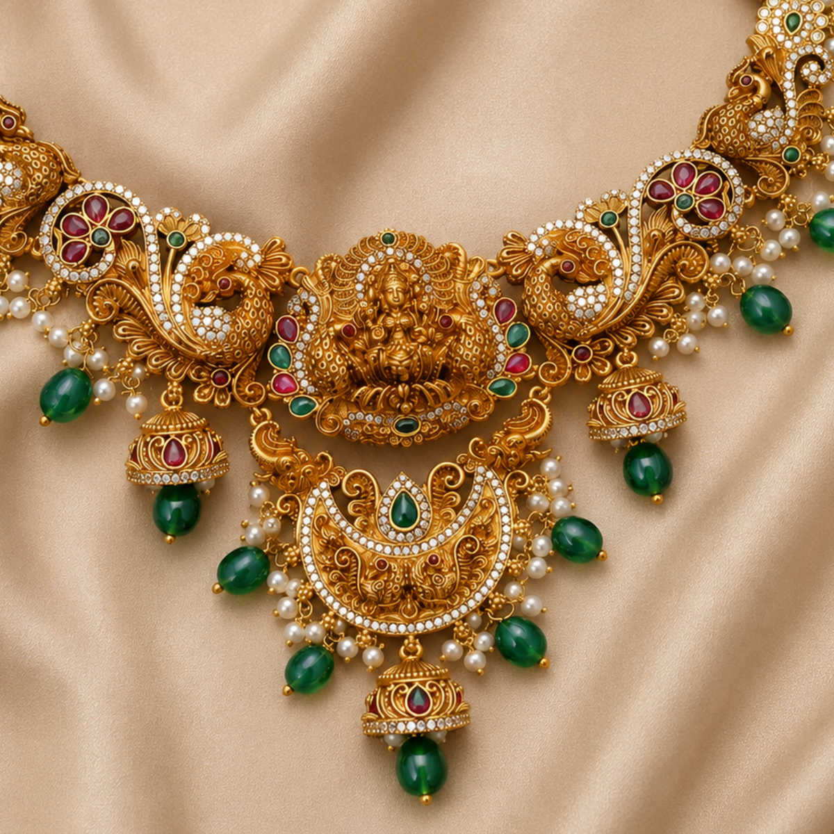Grandeur Lakshmi Peacock Haram