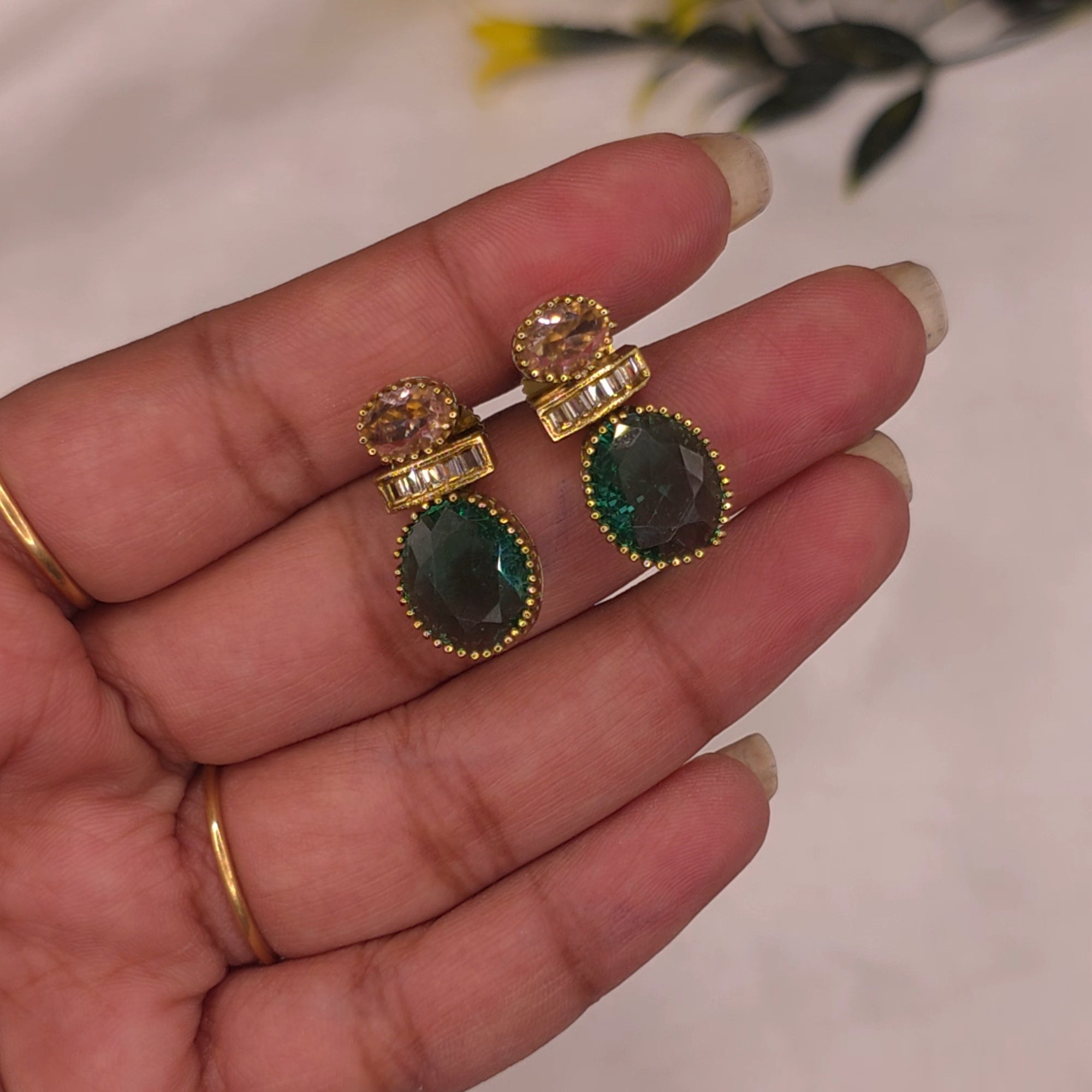 Dual-Tone CZ Necklace