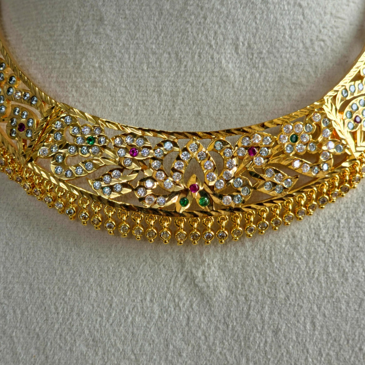CZ Bridal Choker Necklace