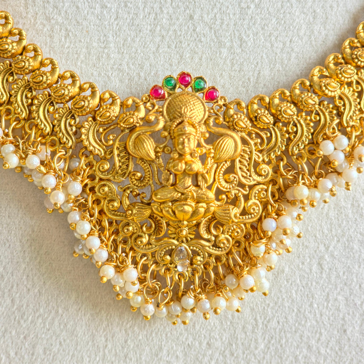 Lakshmi Temple Necklace Set