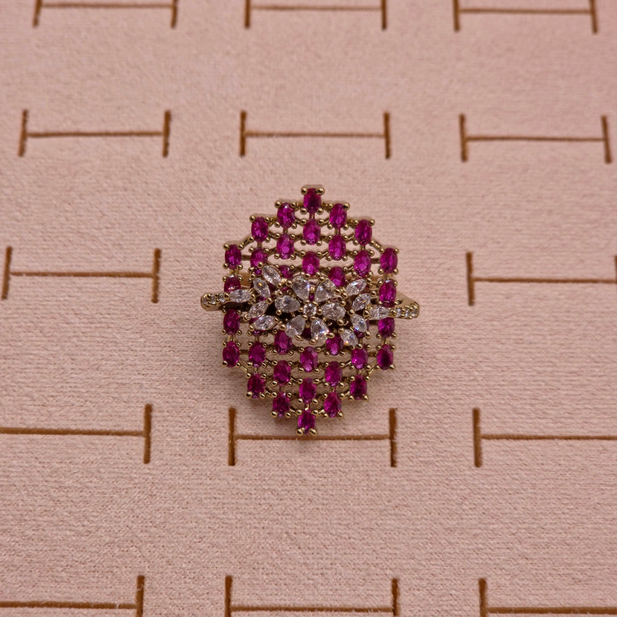 Ruby Bloom Ring