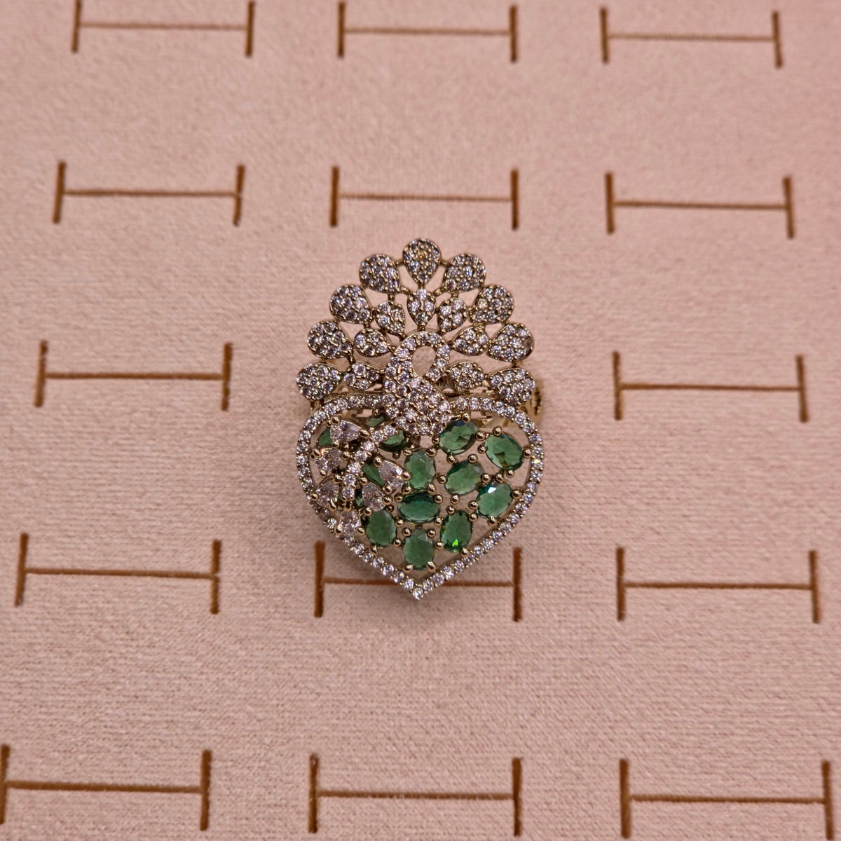 Emerald Bloom Ring