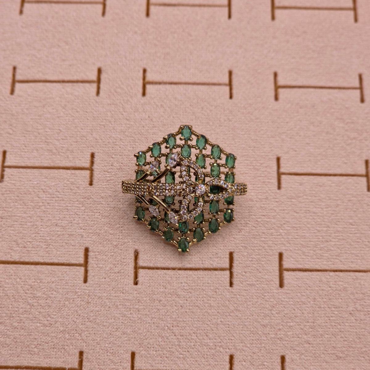 Emerald Bloom Ring