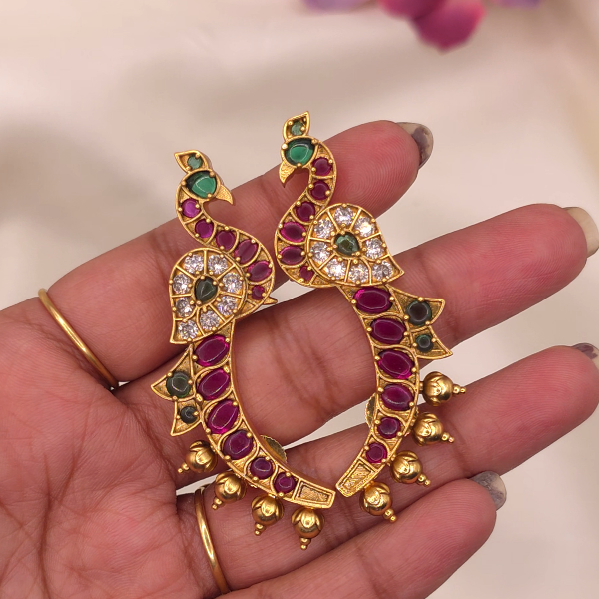 Peacock Earrings