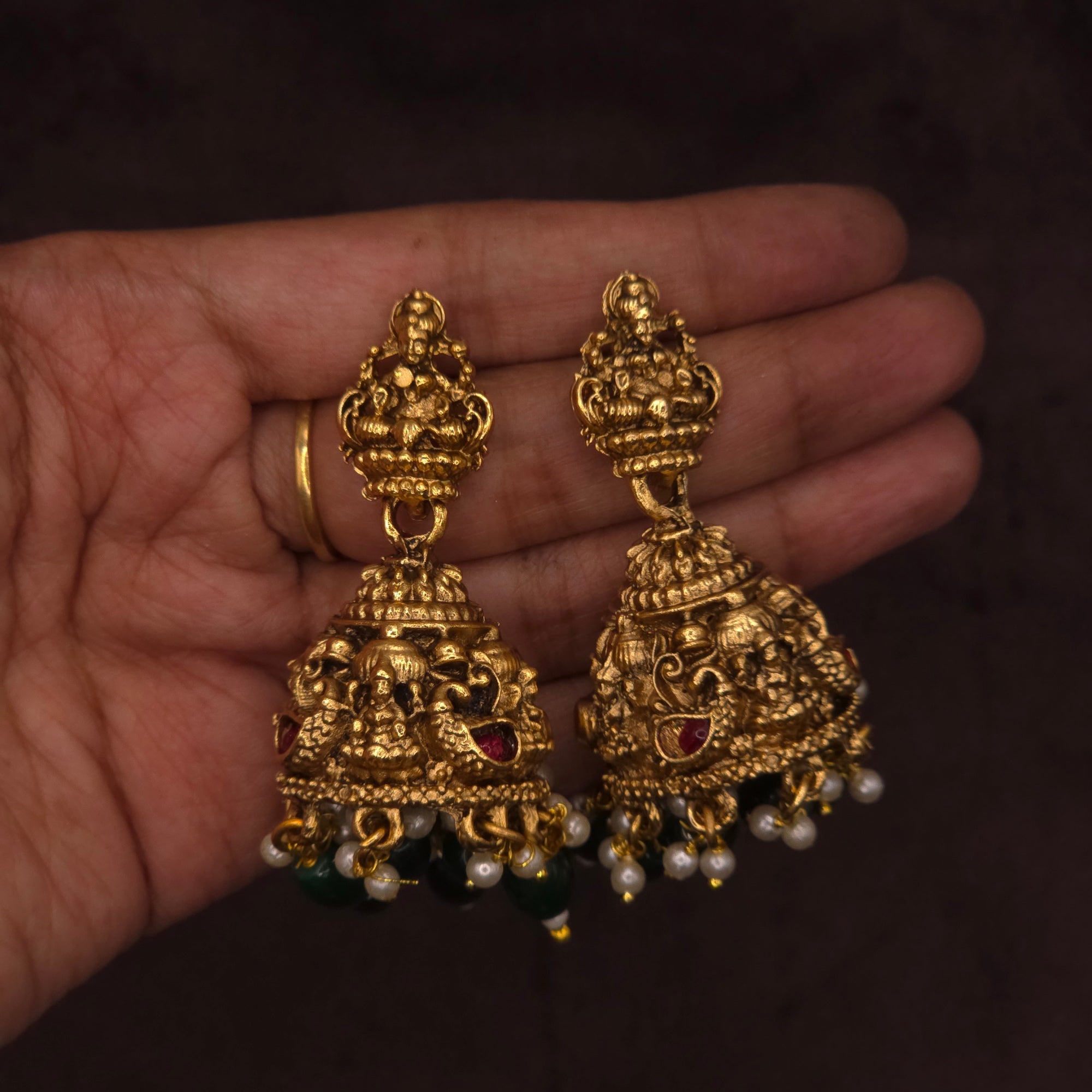 Annalakshmi Emerald Combo Set