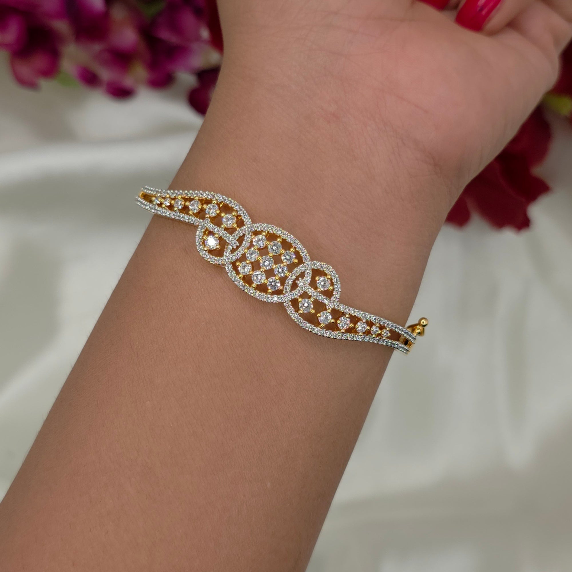 Adjustable CZ Motif Bracelets