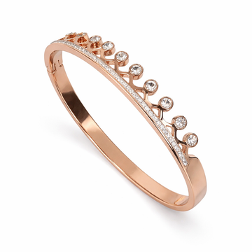 Regina Rose Gold Crown Bracelet