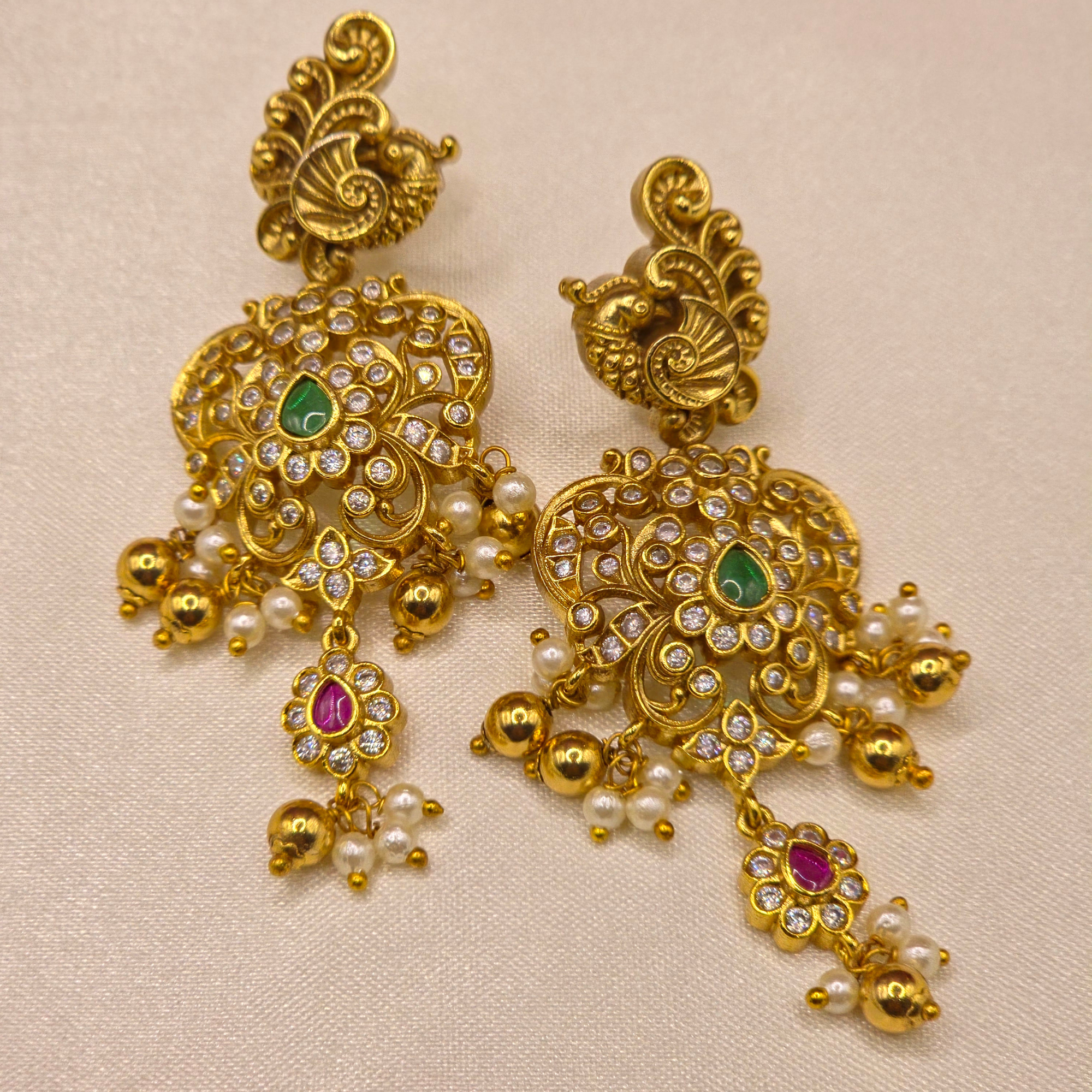 Lakshmi Peacock Antique Set