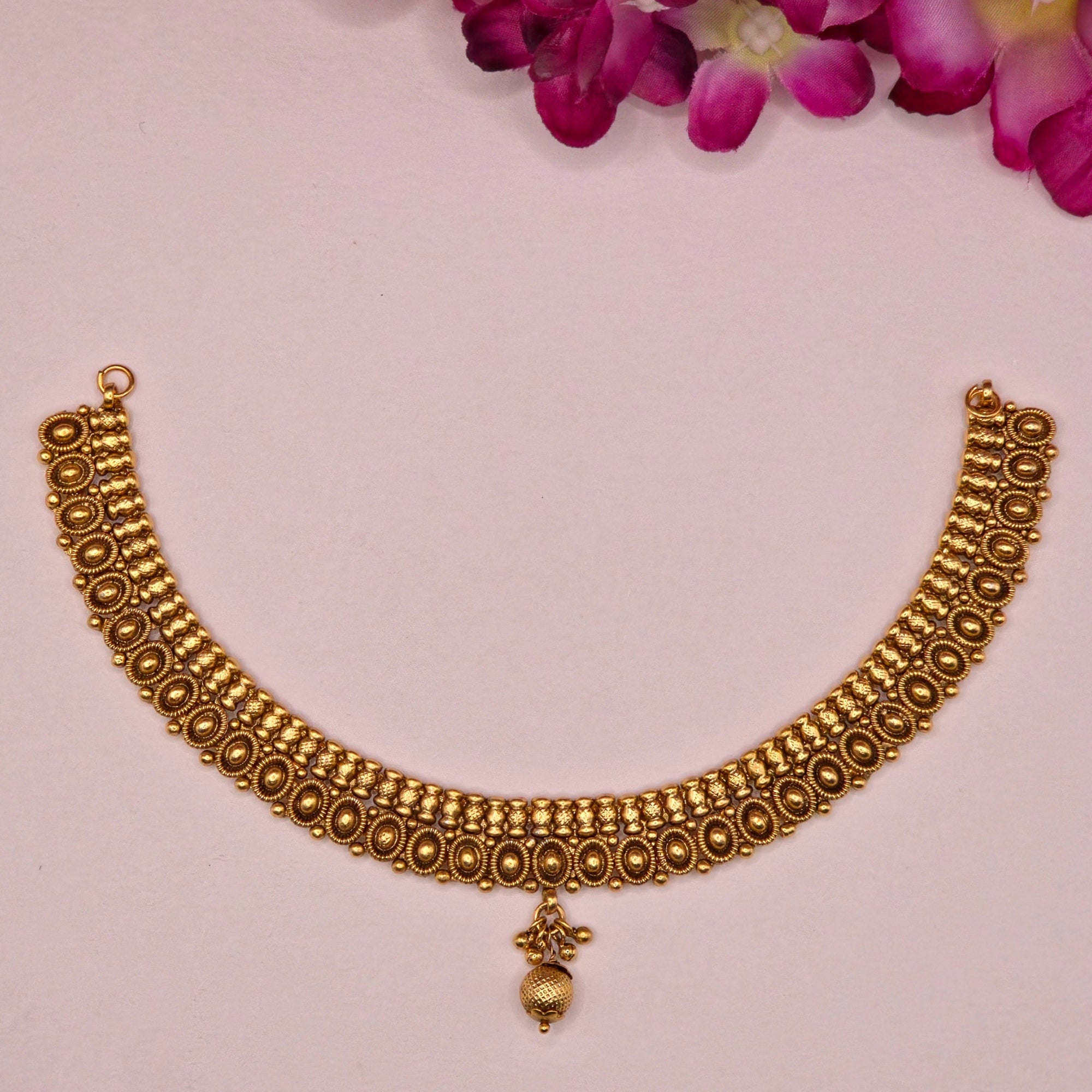 Antique Gold Traditional Choker Set