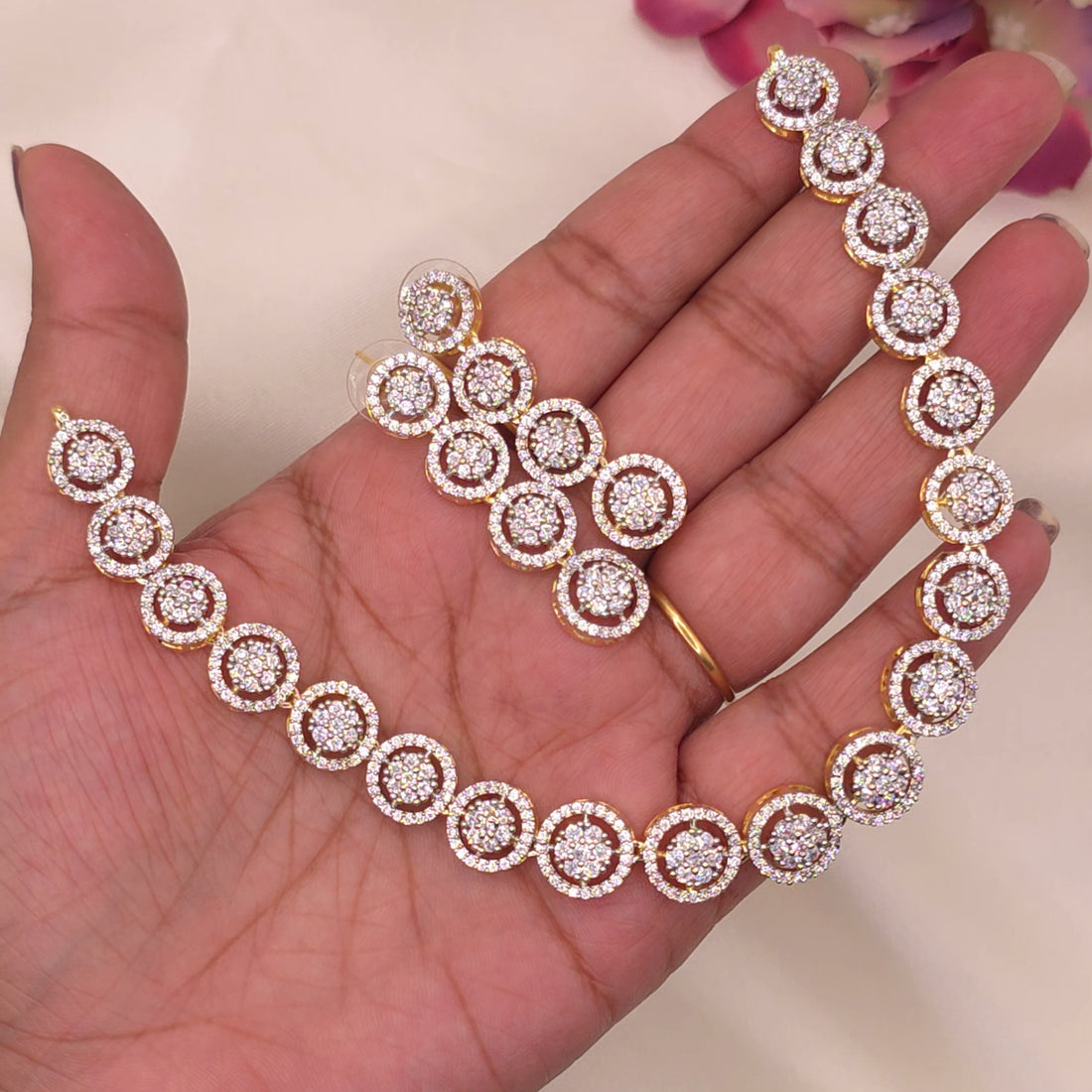 Celestial Circle Necklace Set