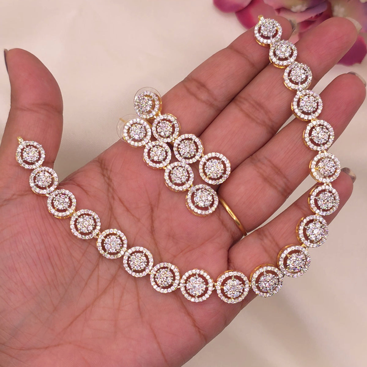 Celestial Circle Necklace Set