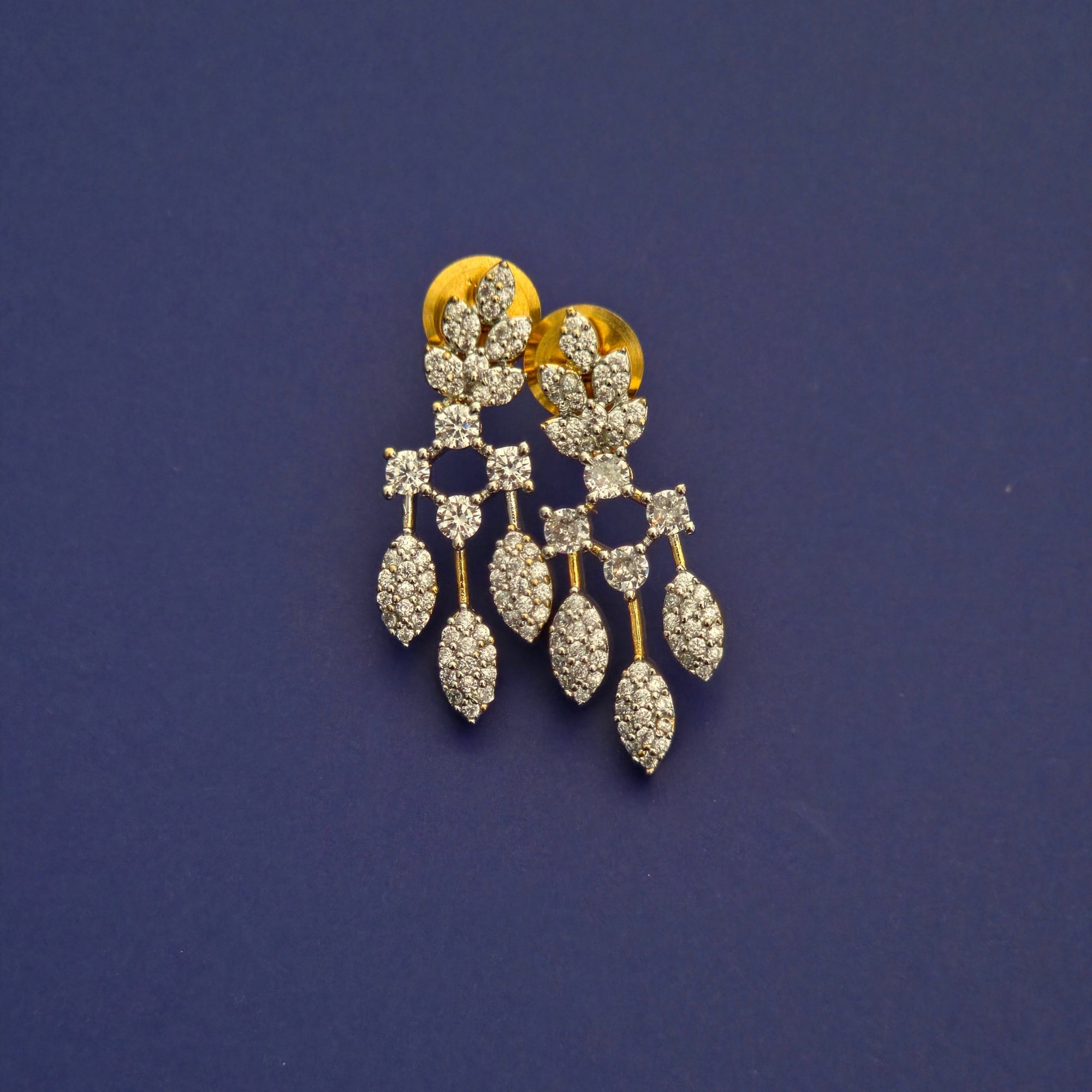CZ Marquise Leaf Necklace Set