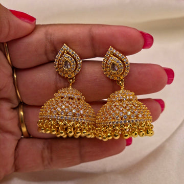 Micro Gold Plated Jhumkas 3