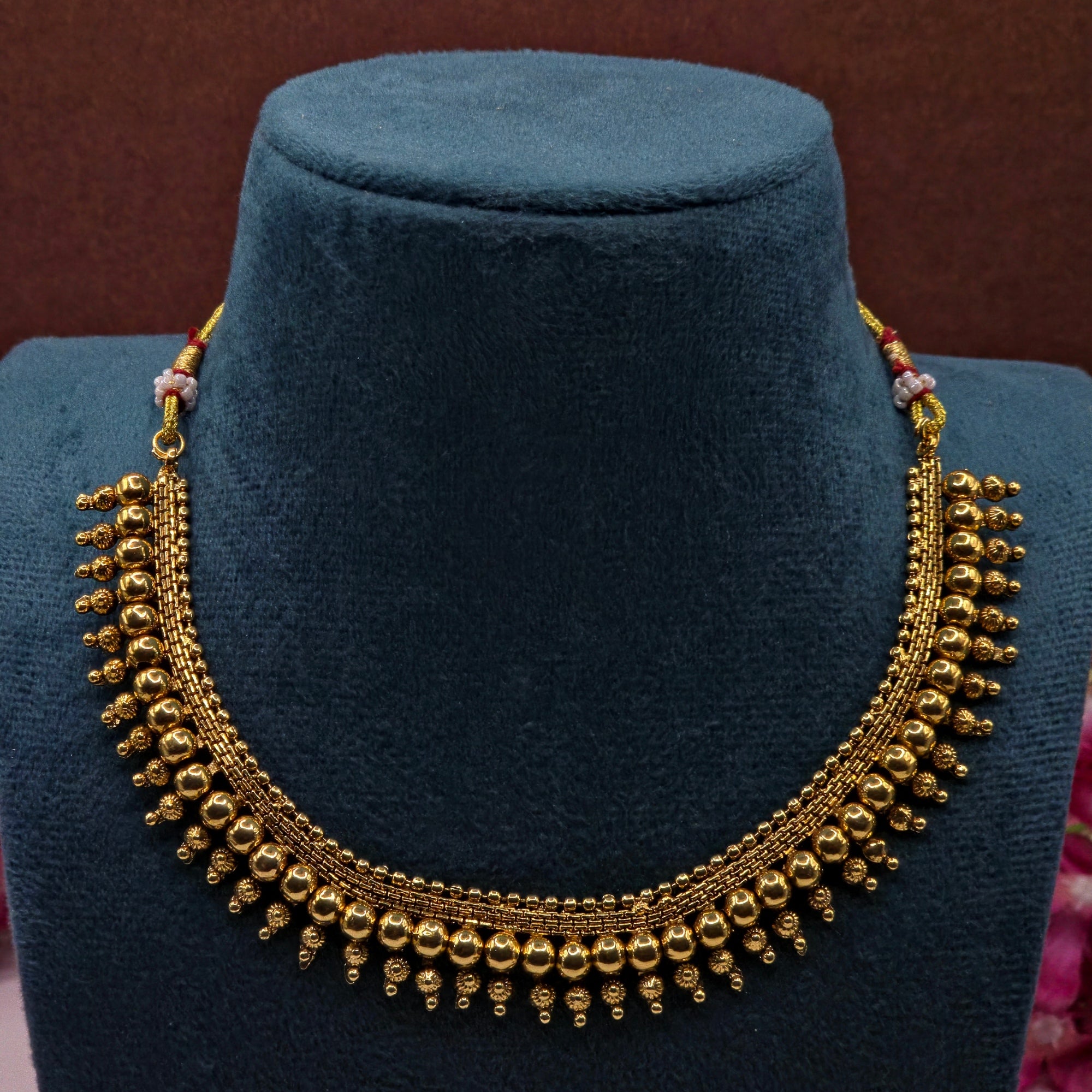 Classic Antique Gold Choker Set