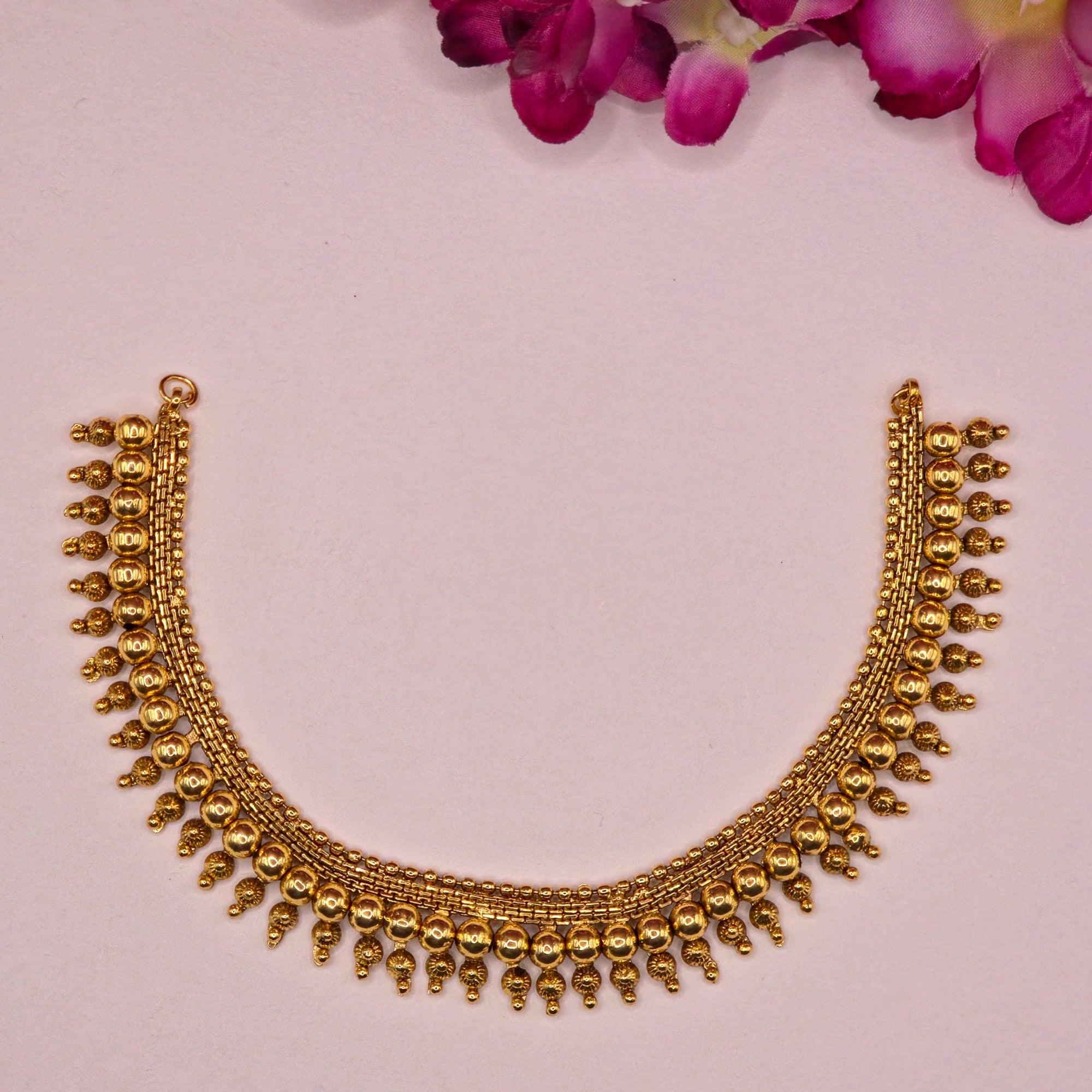 Classic Antique Gold Choker Set