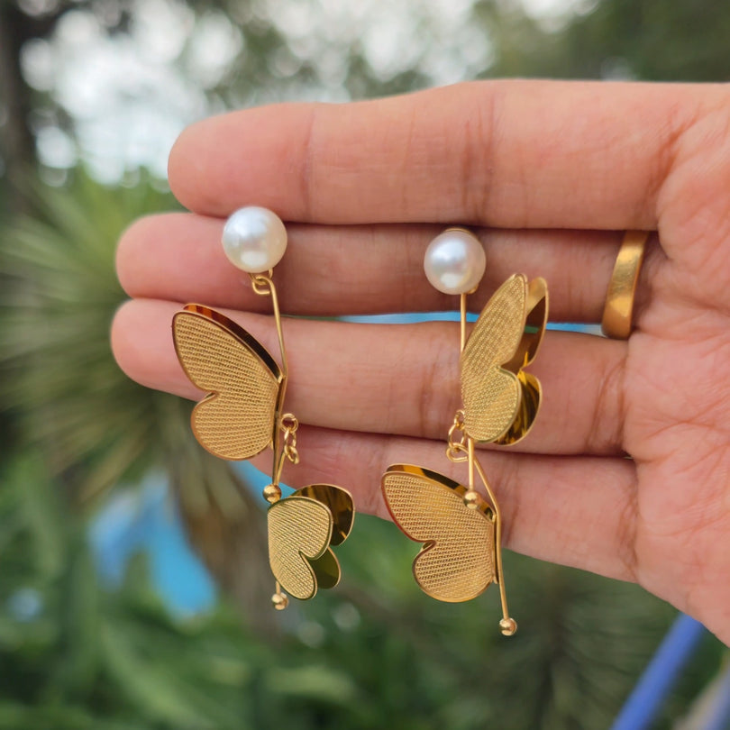 Statement Anti Tarnish Earrings by House of Charvi