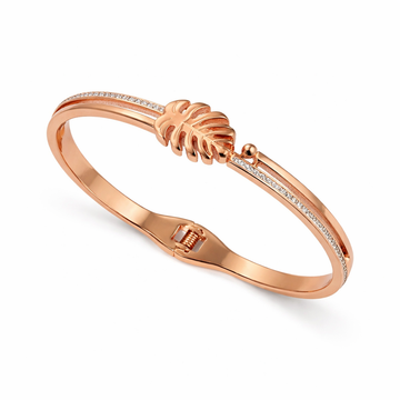 Crystal Crown Rose Gold Bracelet