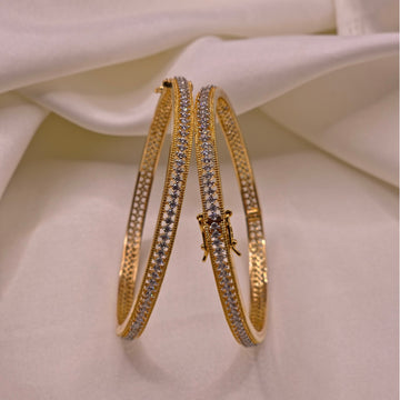 Slim CZ Designer Bangles