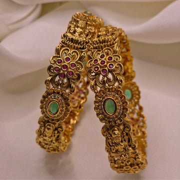 Ruby Emerald Antique Bangles