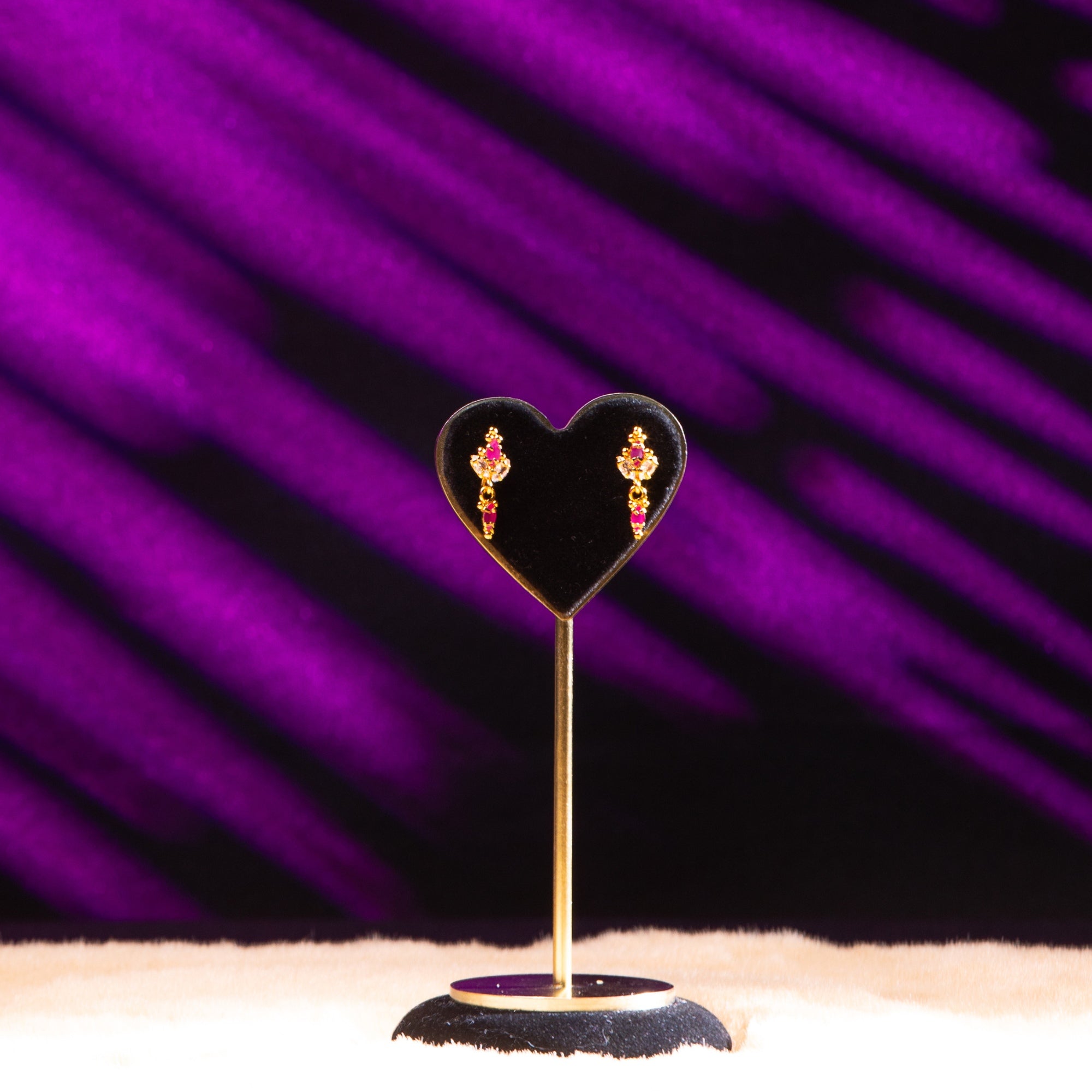 Petite Ruby & Pearl Droplet Set