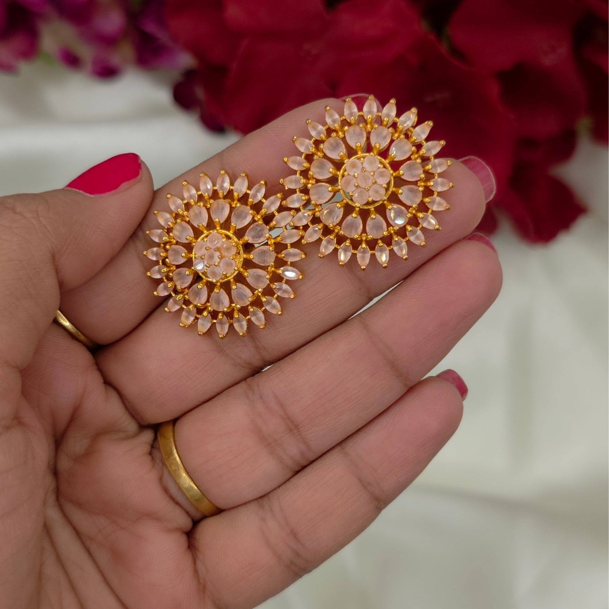 Petal Burst Stud Earrings