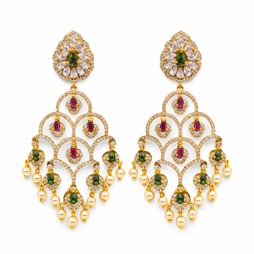 Ruby Emerald Ad Chandelier