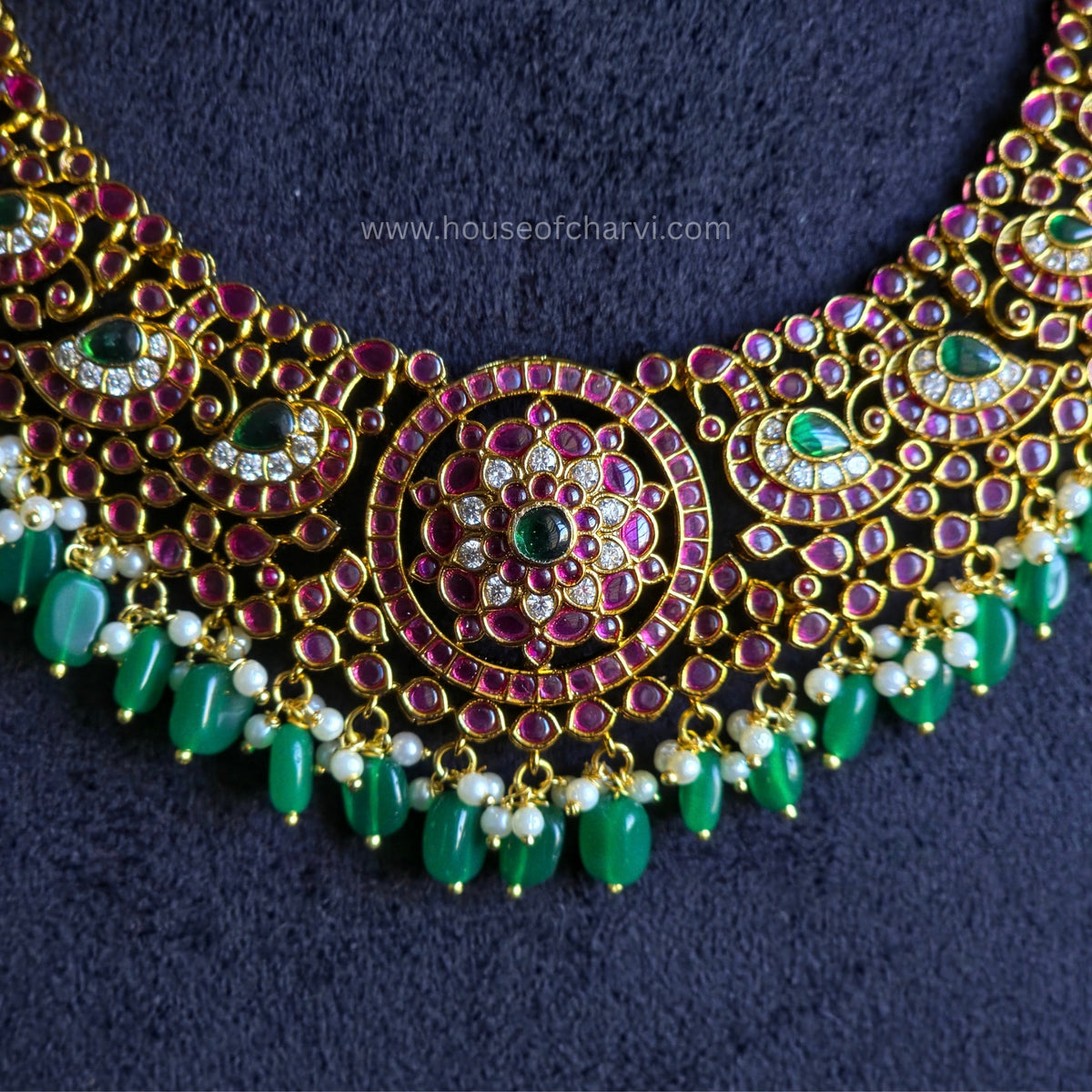 Antique Ruby Necklace Set