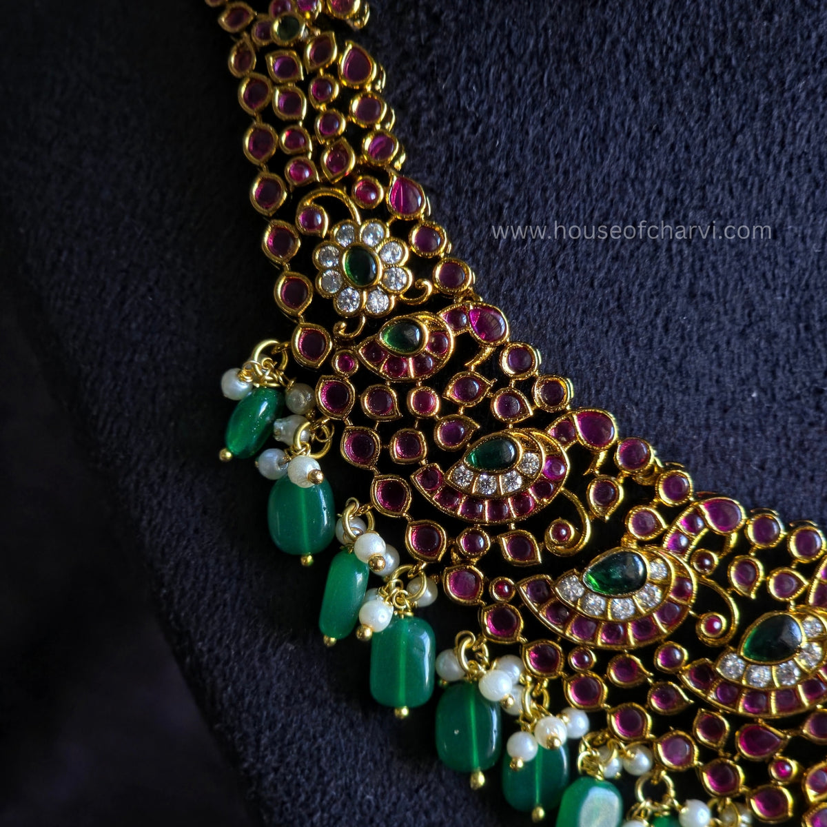 Antique Ruby Necklace Set