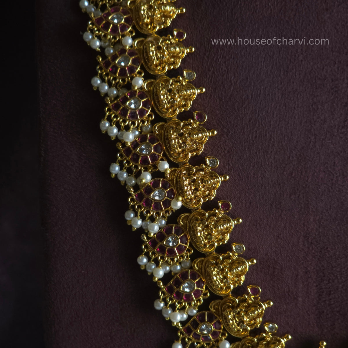 Lakshmi Temple Necklace Set