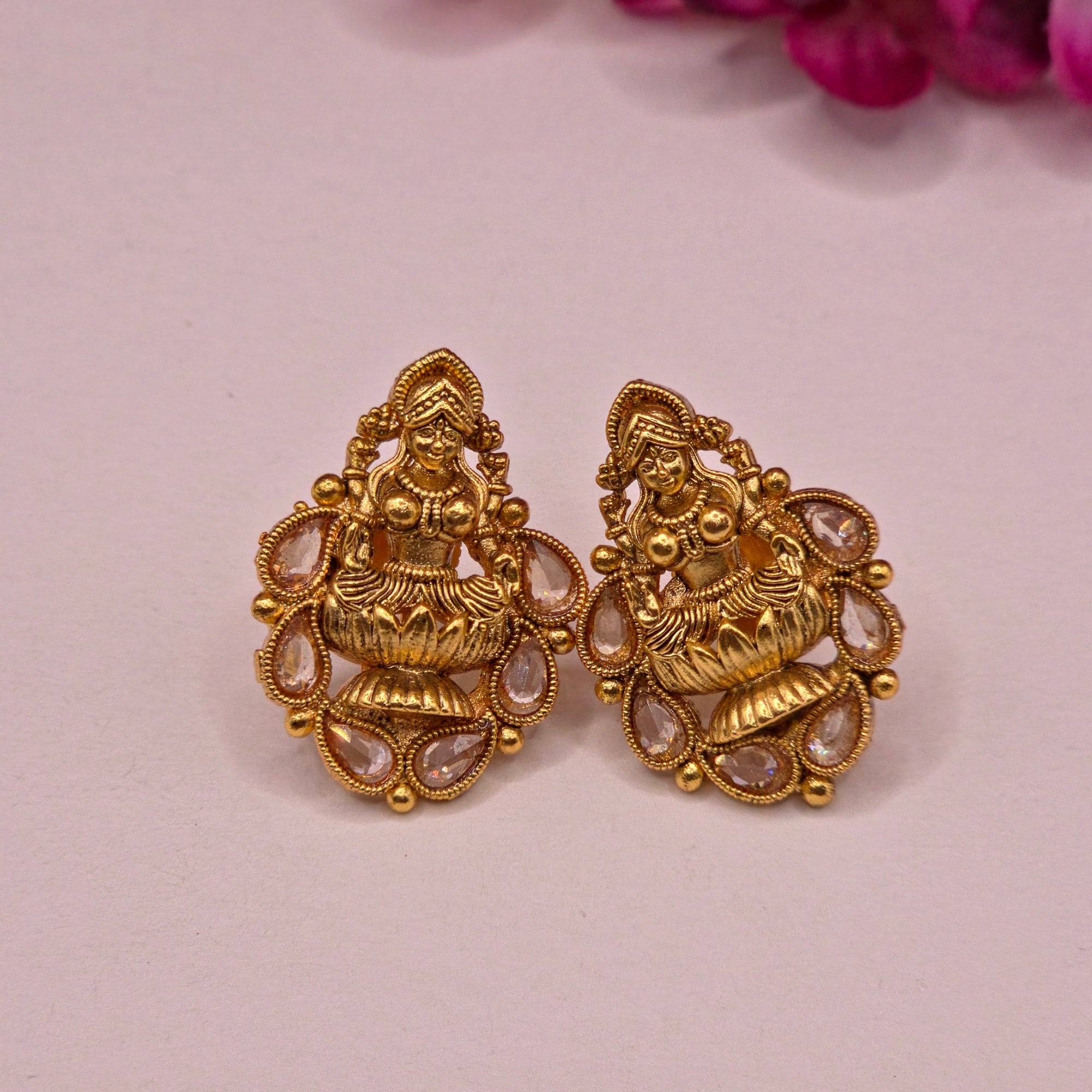 Lakshmi Antique Temple Choker Set