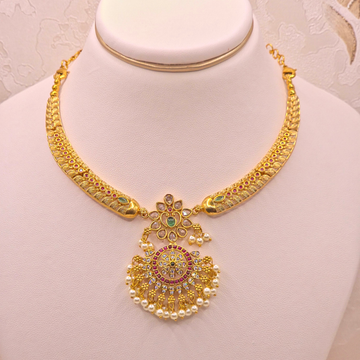 Peacock Pearl Jhumka Set