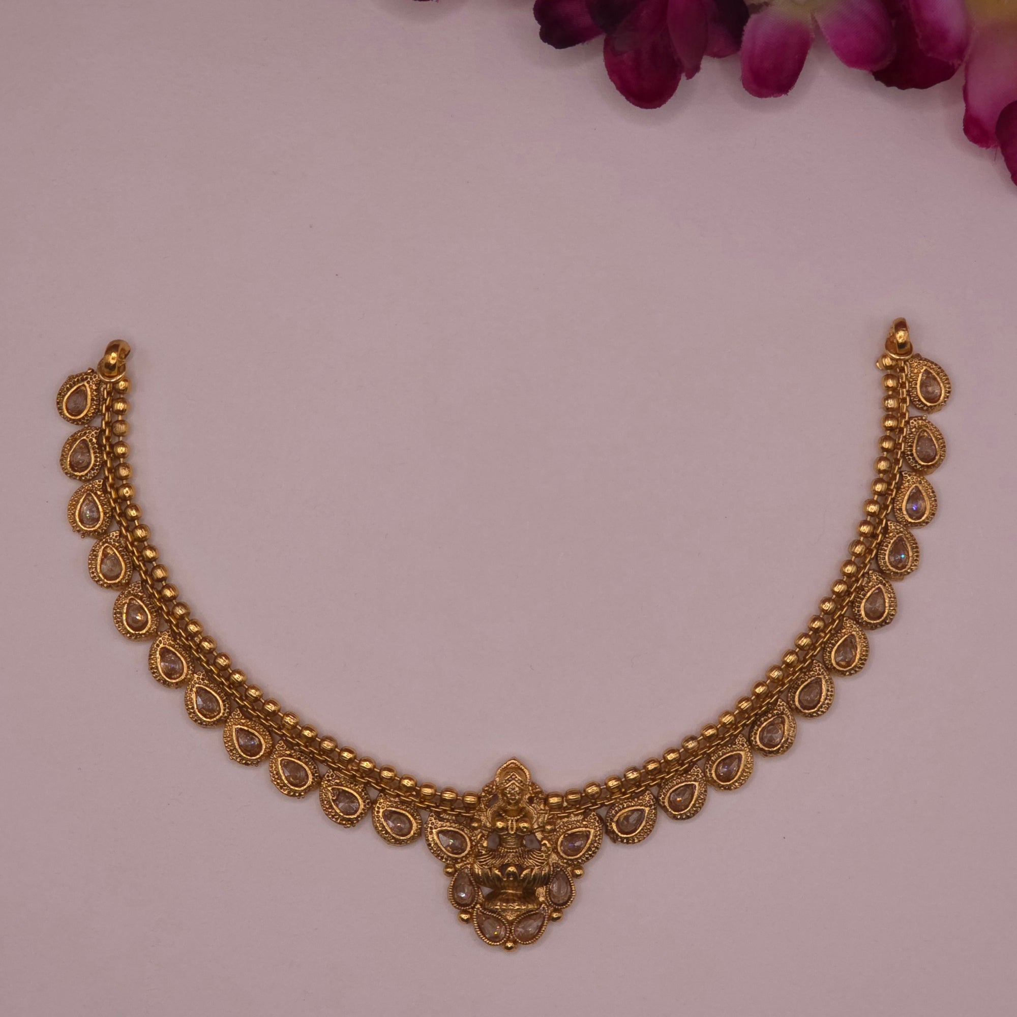 Lakshmi Antique Temple Choker Set