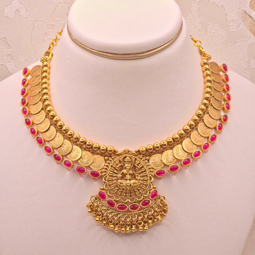 Lakshmi Coin Ruby Temple Set
