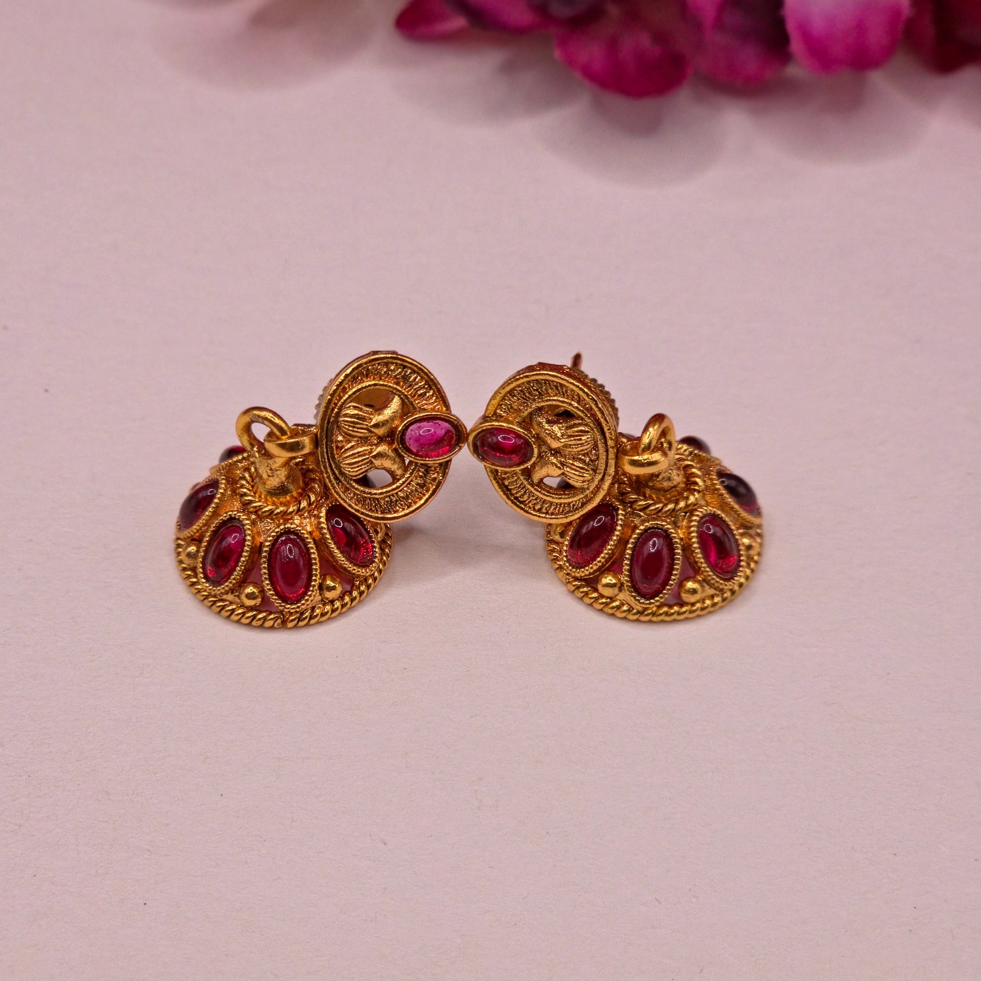 Ruby Coin Antique Choker Set