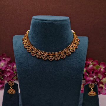 Ruby Coin Antique Choker Set