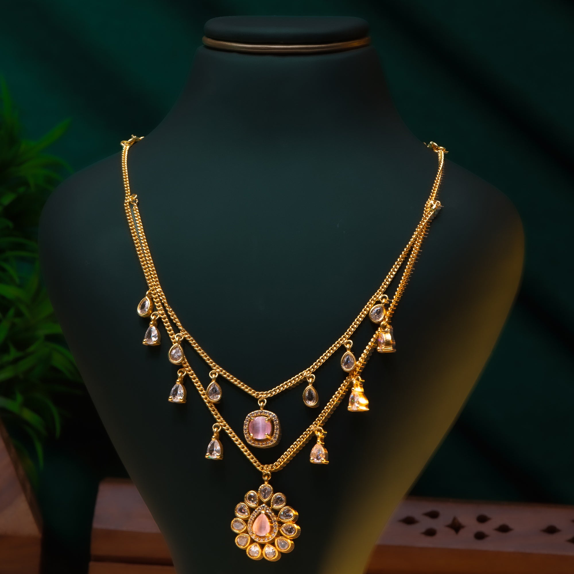 Blush Rose Layered Bloom Set