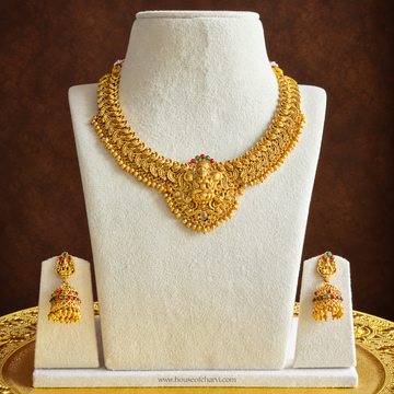 Lakshmi Temple Necklace Set